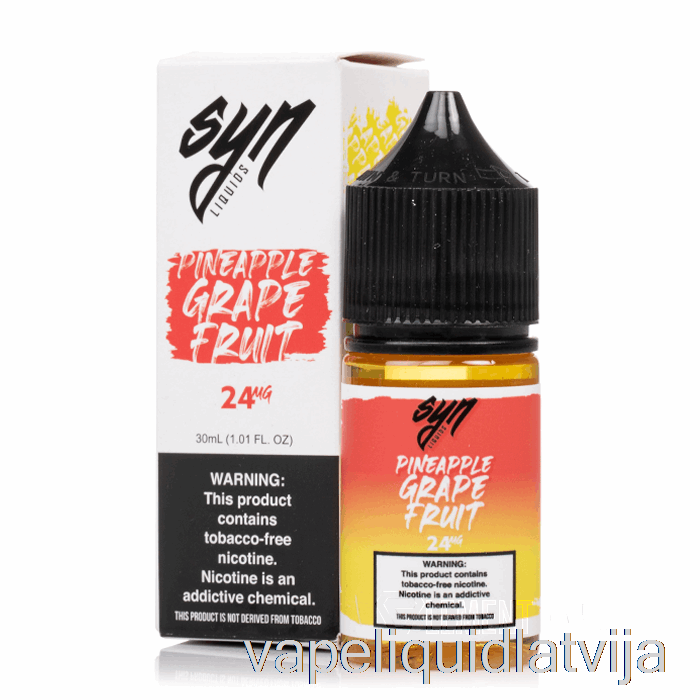 Ananāsu Vīnogu Augļi - Syn Salts - 30ml 24mg Vape šķidrums